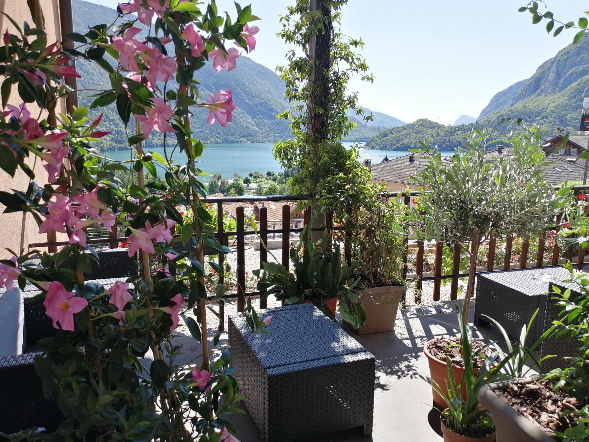 Albergo Stella Alpina Molveno Bagian luar foto