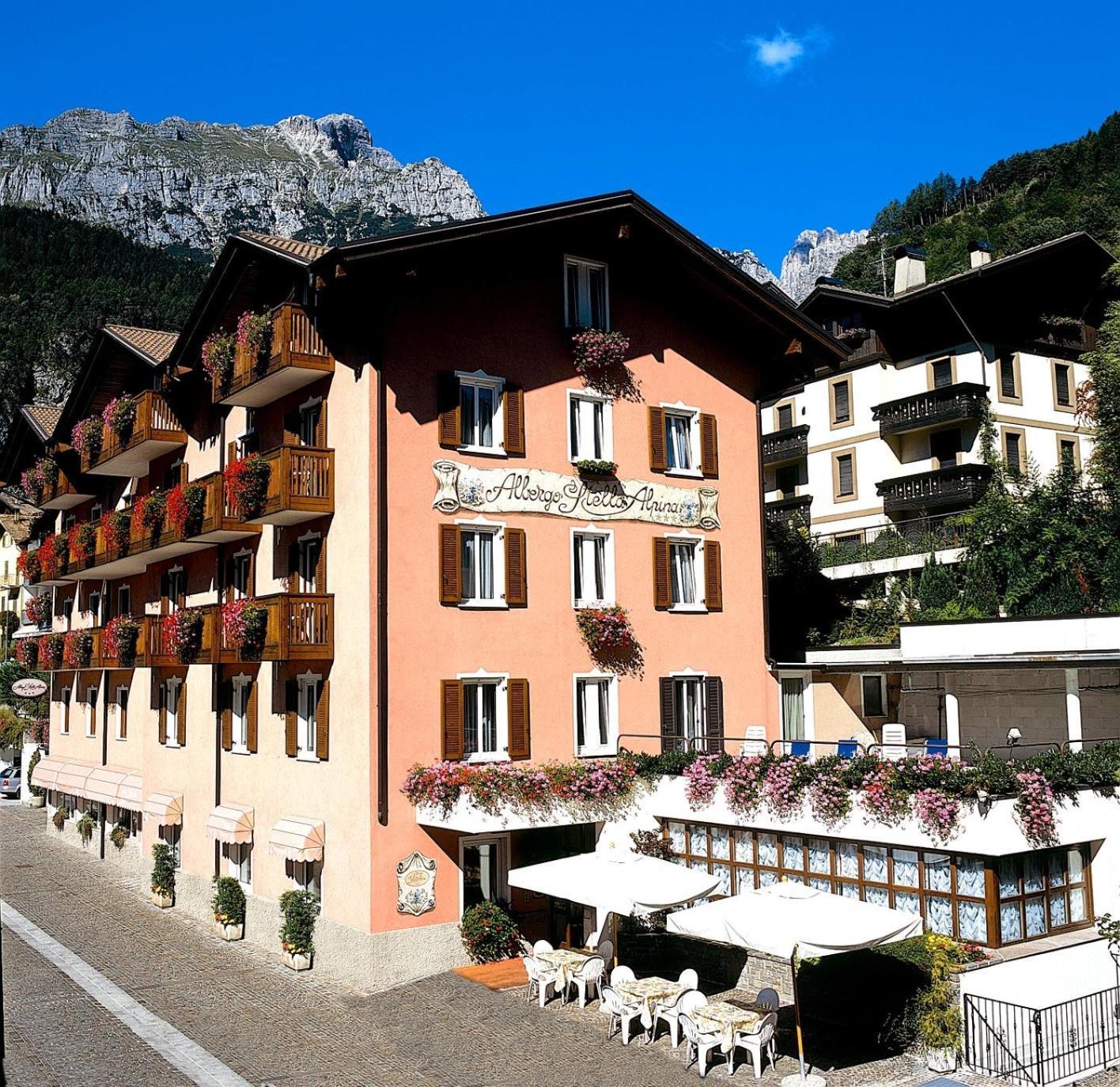Albergo Stella Alpina Molveno Bagian luar foto